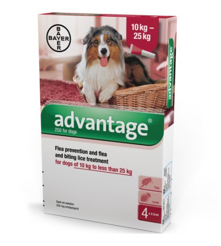 ADVANTAGE 250 (10-25KG, 4 PIPETAS)